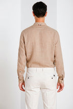 Porto Herren Hemd aus Leinenstoff ①