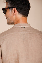 Porto chemise homme en toile de lin ①