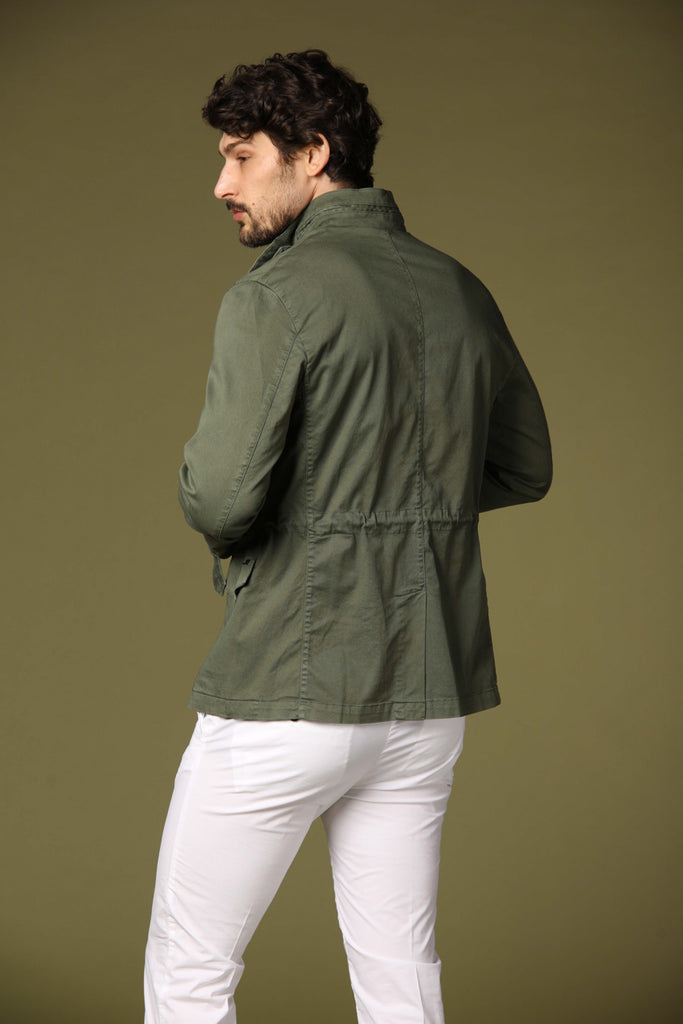 Image 4 of Mason's City Field model men's jacket in green, regular fit