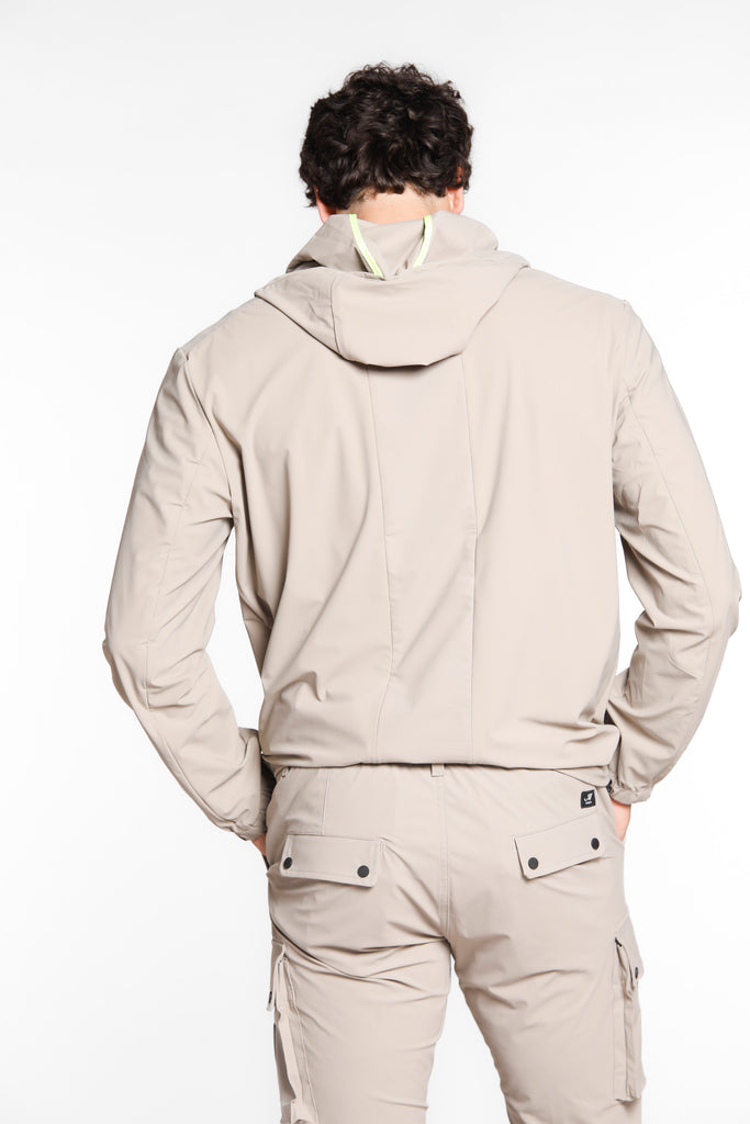 King Dynamic man jacket in super technical jersey with hood