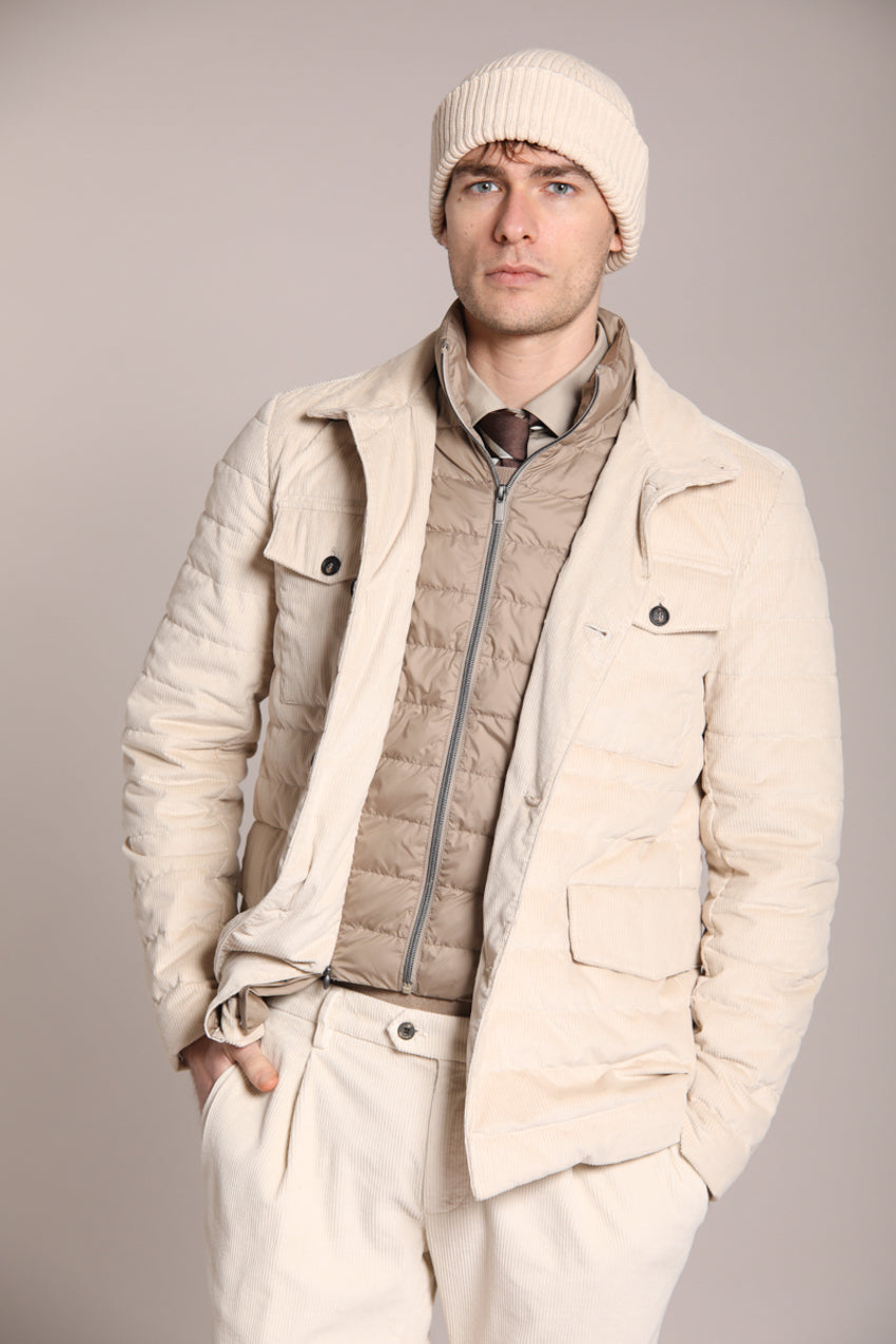 Foto 1 Space field jacket uomo in velluto 500 righe