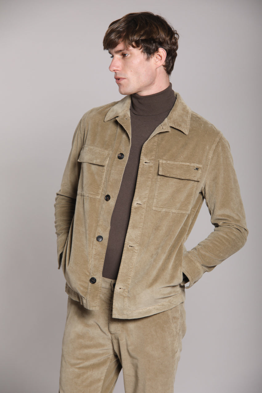 Foto 4 Steve overshirt uomo in velluto 500 righe