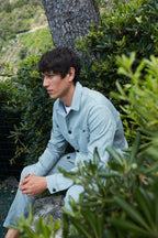 James Herren-Overshirt aus Leinen-Baumwoll-Twill