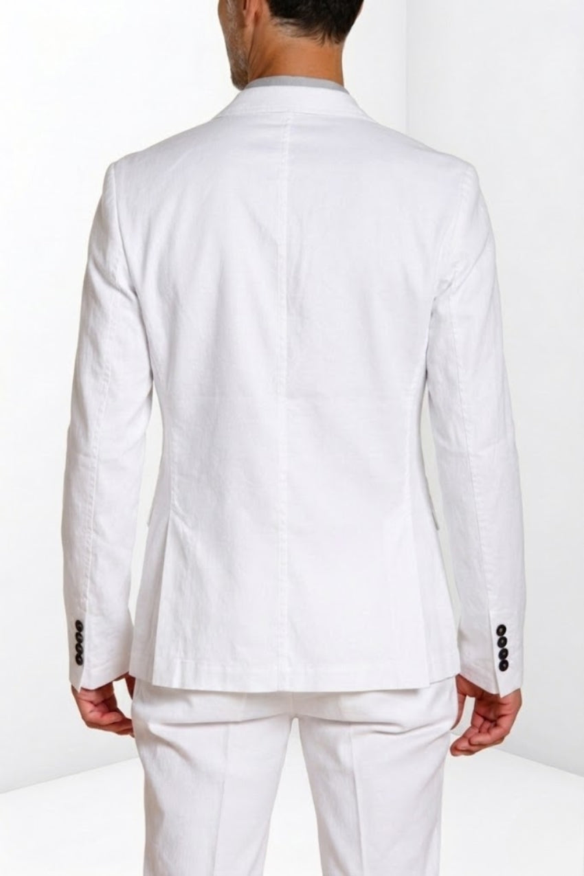 Da Vinci Blazer Herren aus Leinen- und Baumwolltwill