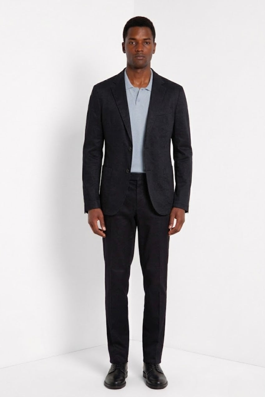 Da Vinci men's blazer in linen and cotton twill
