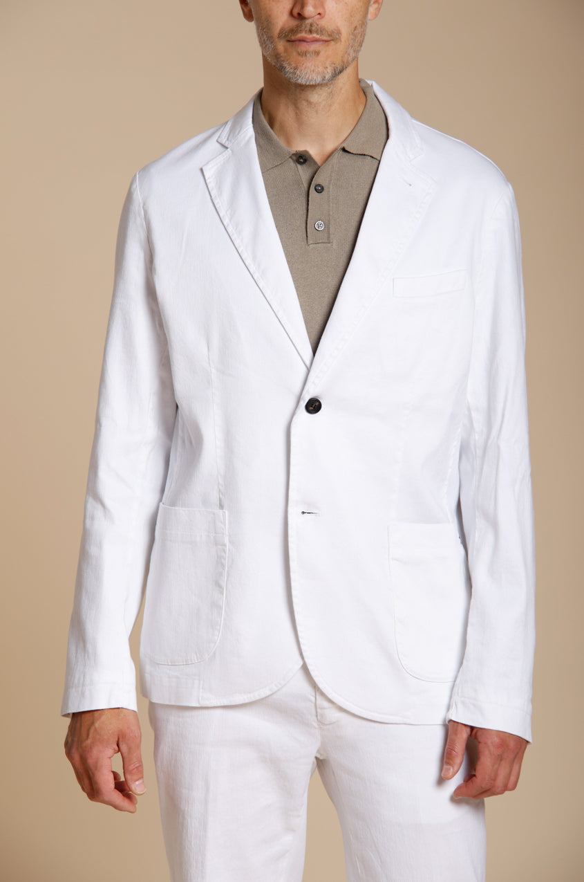 Da Vinci men's blazer in linen and cotton twill
