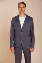 Da Vinci blazer homme en twill de lin et coton
