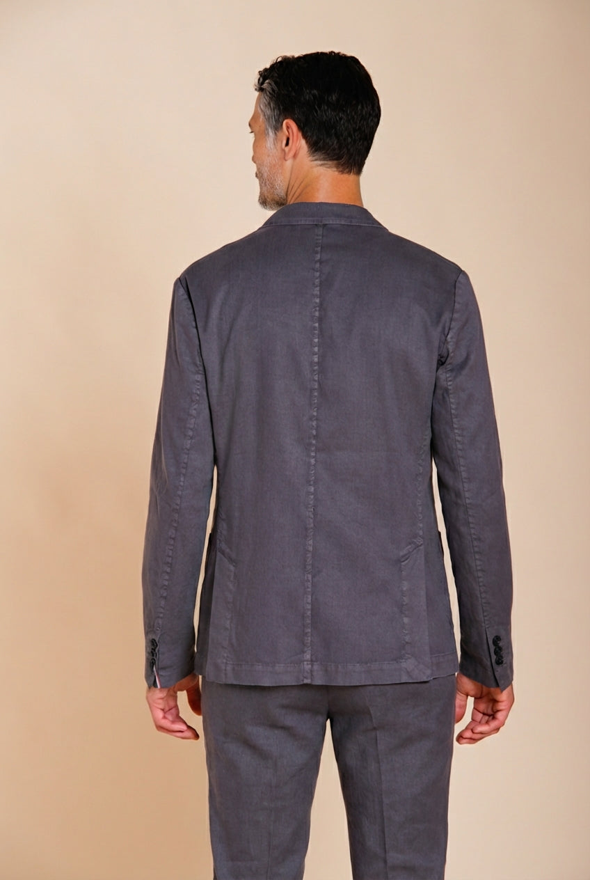 Da Vinci men's blazer in linen and cotton twill