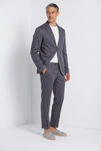 Da Vinci men's blazer in linen and cotton twill