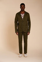 Da Vinci men's blazer in linen and cotton twill