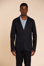 Da Vinci blazer homme en twill de lin et coton