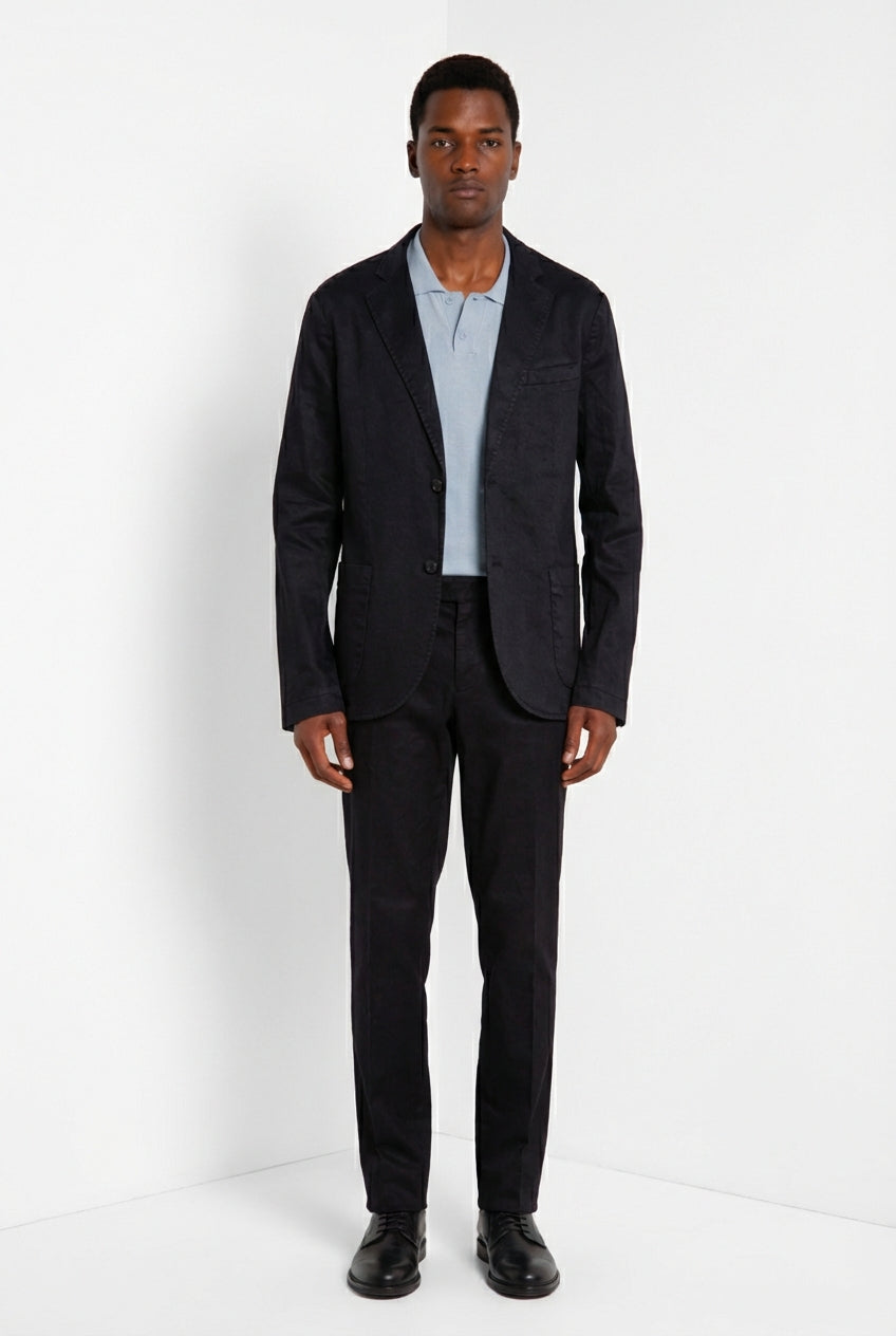 Da Vinci men's blazer in linen and cotton twill