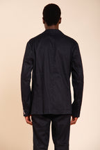 Da Vinci blazer homme en twill de lin et coton