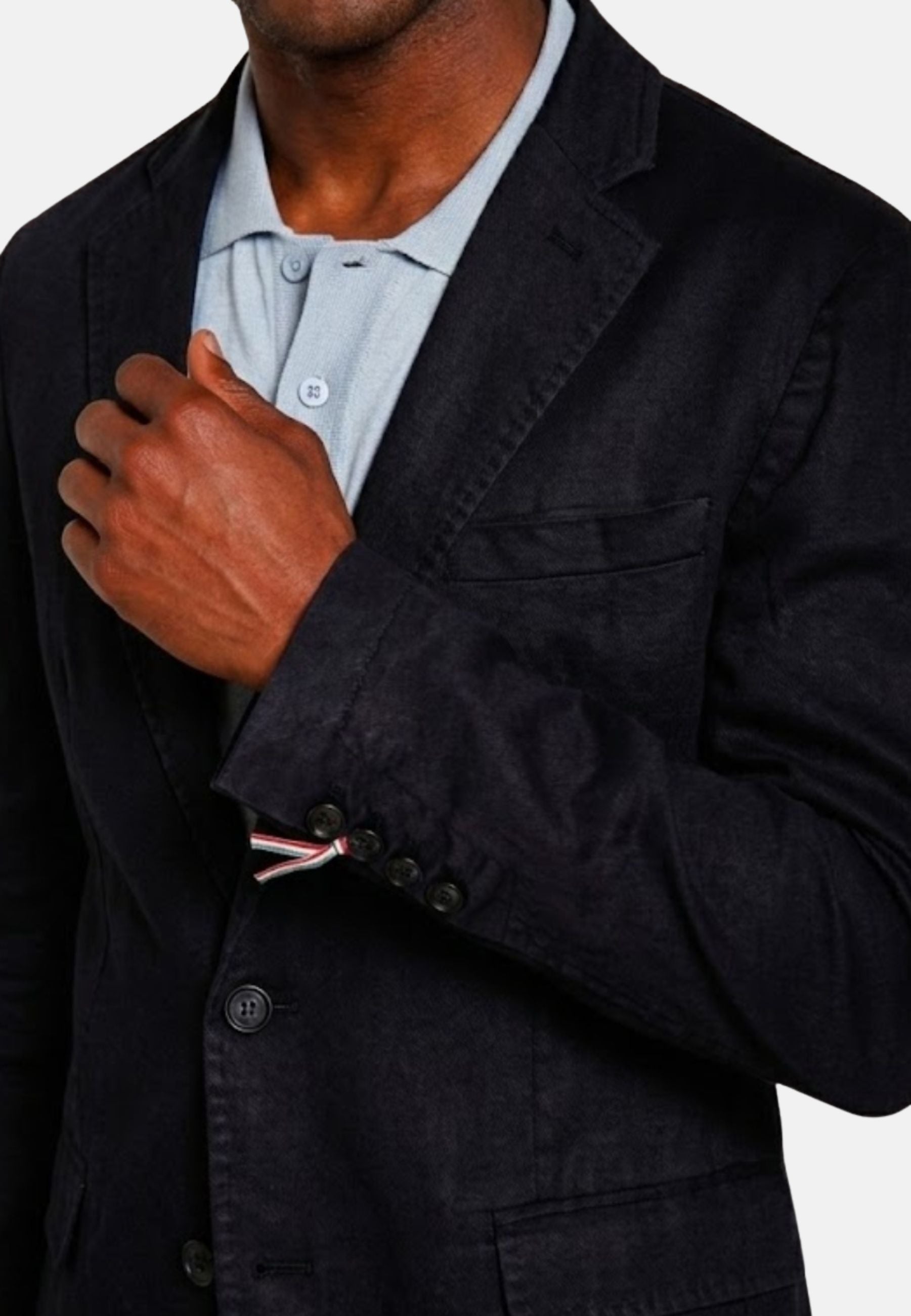 Da Vinci Blazer Herren aus Leinen und Baumwolle Twill