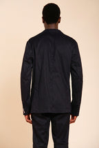 Da Vinci blazer uomo in twill di lino e cotone