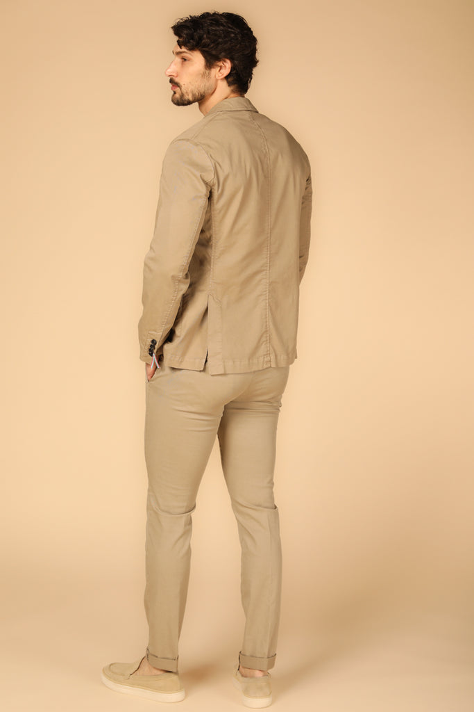 Image 5 of Mason's Da Vinci Travel model men's blazer in khaki, regular fit