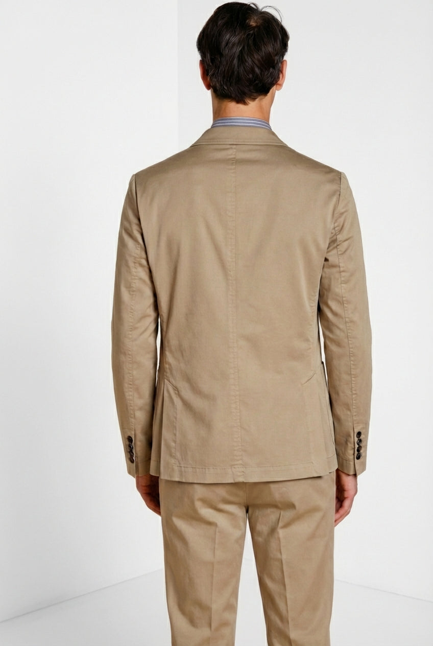 Da Vinci Travel men's blazer in technical travel stretch satin