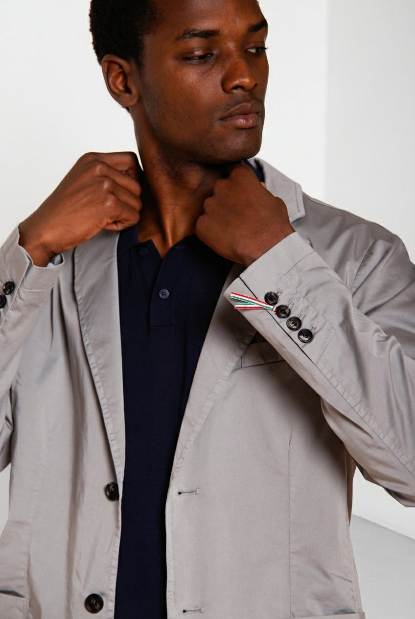 Da Vinci Travel Blazer Herren aus technisch Travel Stretch Satin