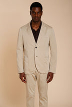 Da Vinci Travel men's blazer in technical travel stretch satin