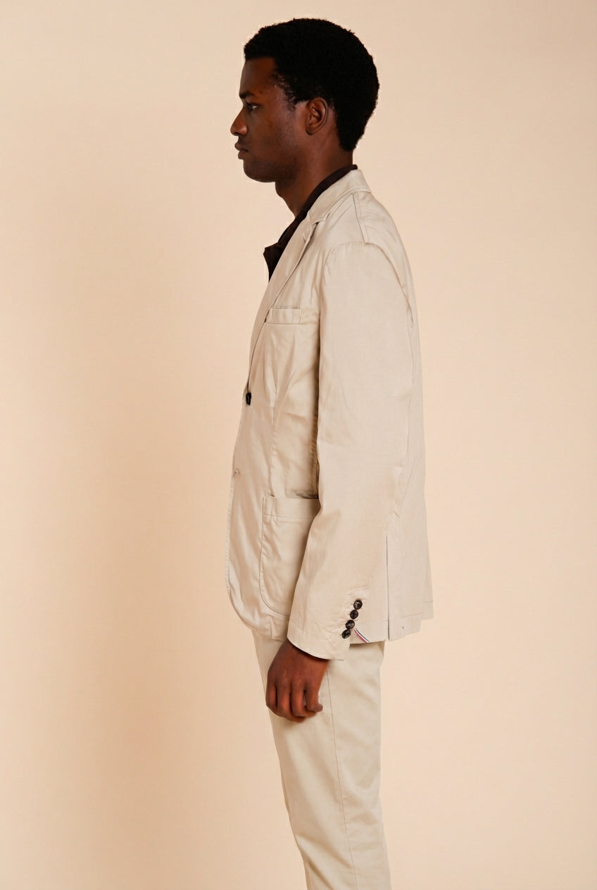 Da Vinci Travel men's blazer in technical travel stretch satin