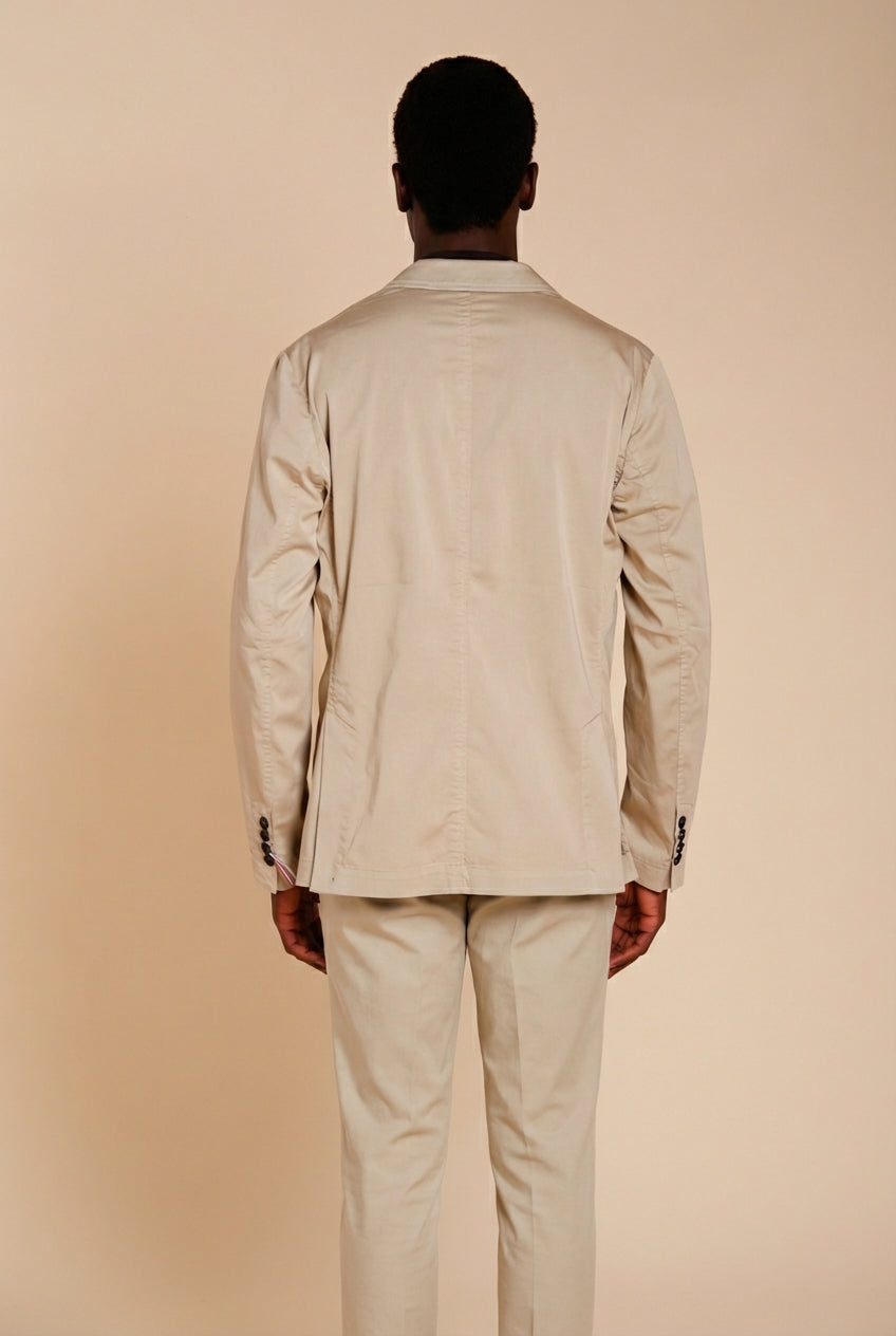 Da Vinci Travel men's blazer in technical travel stretch satin