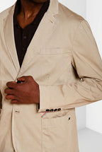 Da Vinci Travel men's blazer in technical travel stretch satin