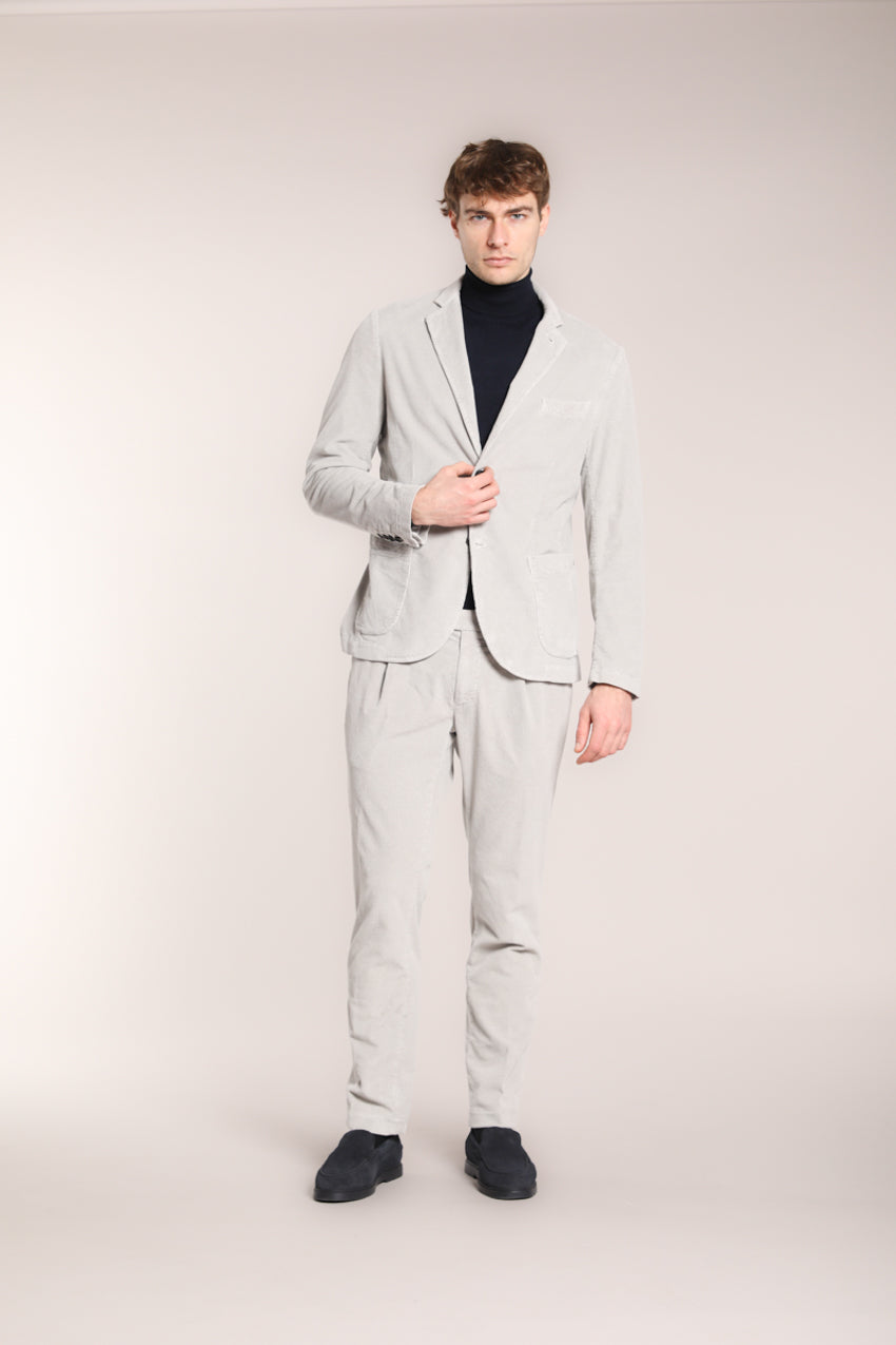 Foto 3 Da Vinci blazer uomo in velluto 500 righe