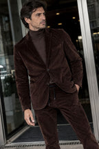Tiziano blazer uomo in velluto 500 righe