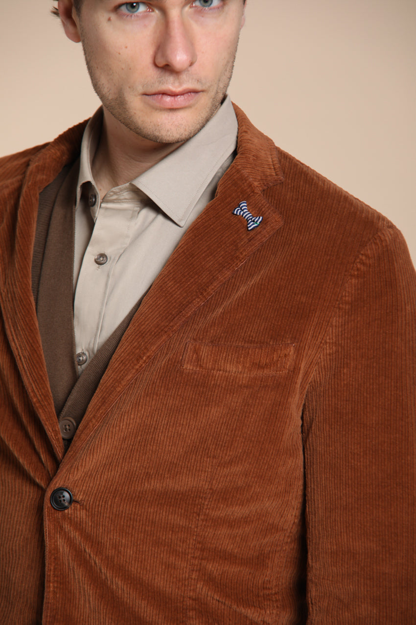 Da Vinci blazer homme en velours côtelé 500 raies