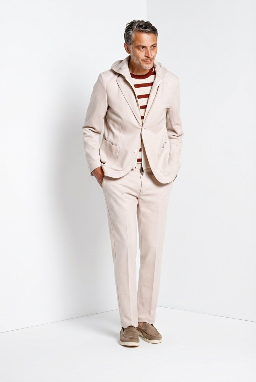 Da Vinci Golf men's blazer in stretch piqué jersey