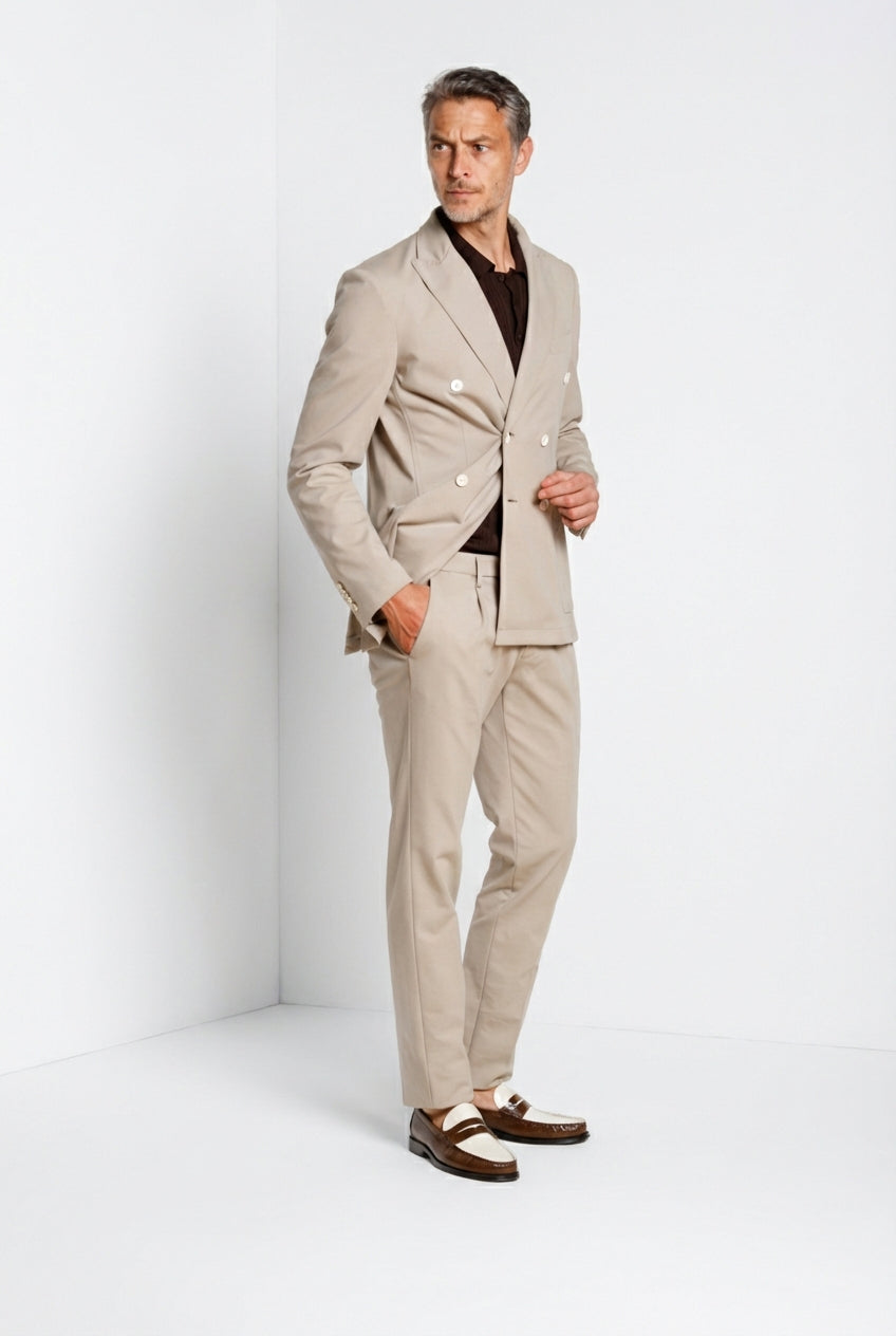 Golf Blazer Doppelreiher Herren aus Jersey