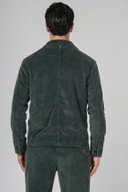 Work Jacket Herren-Overshirt aus breit geripptem Samt
