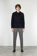 California Field Jacket für Herren aus Wolle mit Glencheck-Muster