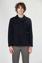 California Field Jacket für Herren aus Wolle mit Glencheck-Muster