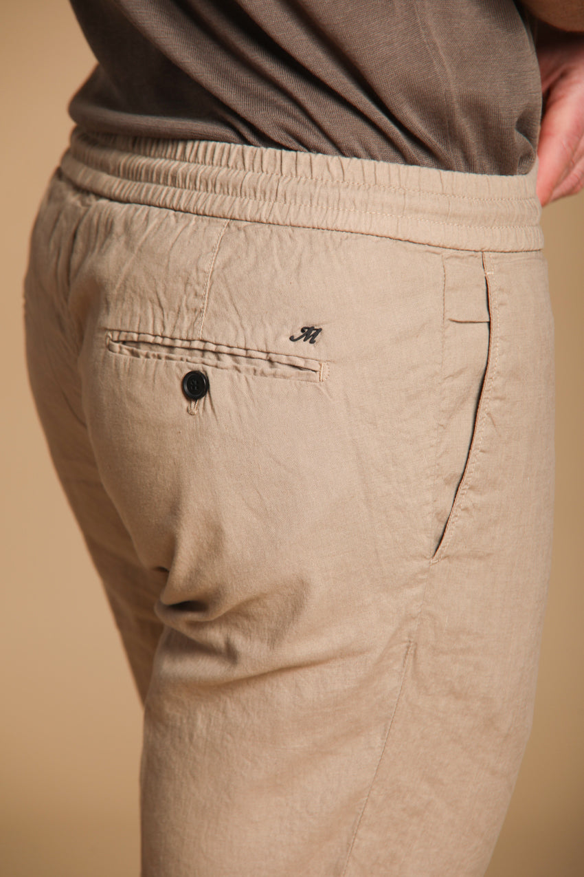 New York Sack pantalon chino homme en lin et coton léger Regular Fit