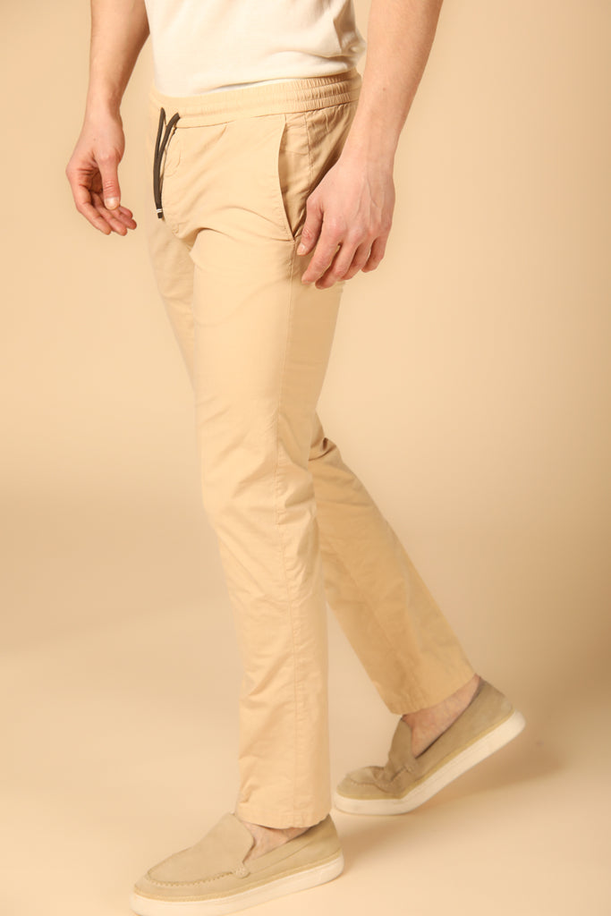 Image 2 of men's New York Sack jogger chino pants in dark khaki, regular fit by Mason's