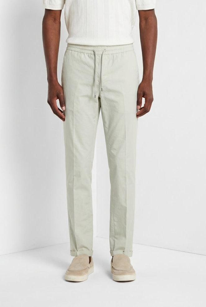 New York Sack pantalon chino jogger homme en toile parachute lyocell et coton regular fit