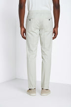 New York Sack pantalon chino jogger homme en toile parachute lyocell et coton regular fit