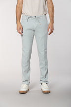 New York String pantalon chino jogger homme en coton cachemire regular fit