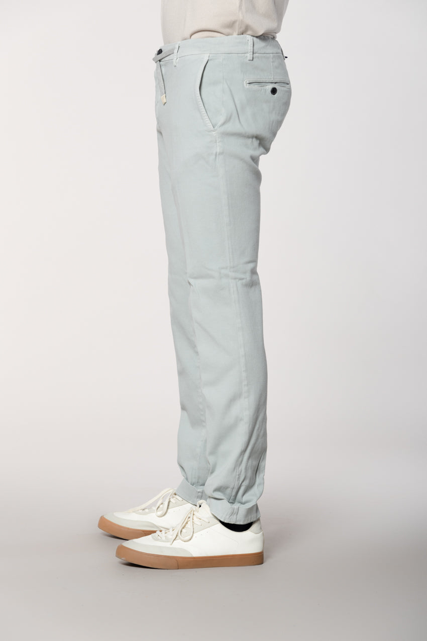New York String pantalon chino jogger homme en coton cachemire regular fit