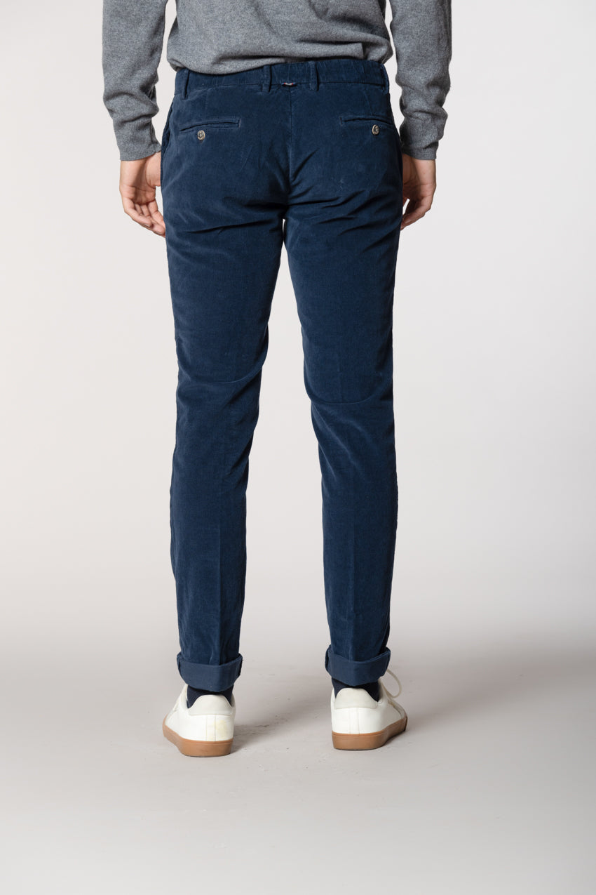 New York String pantalon chino jogger homme en velours 1500 raies regular fit