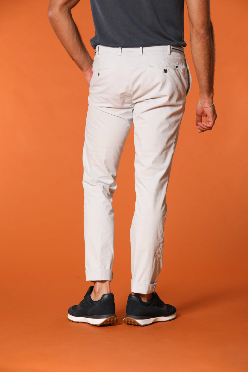 New York Side Elax pantalone chino jogger uomo in cotone pima regular fit