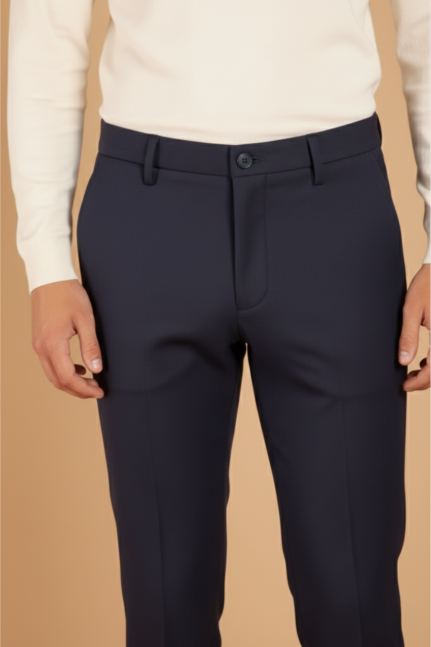 Milano Jog pantalone chino uomo in jersey stretch extra slim fit