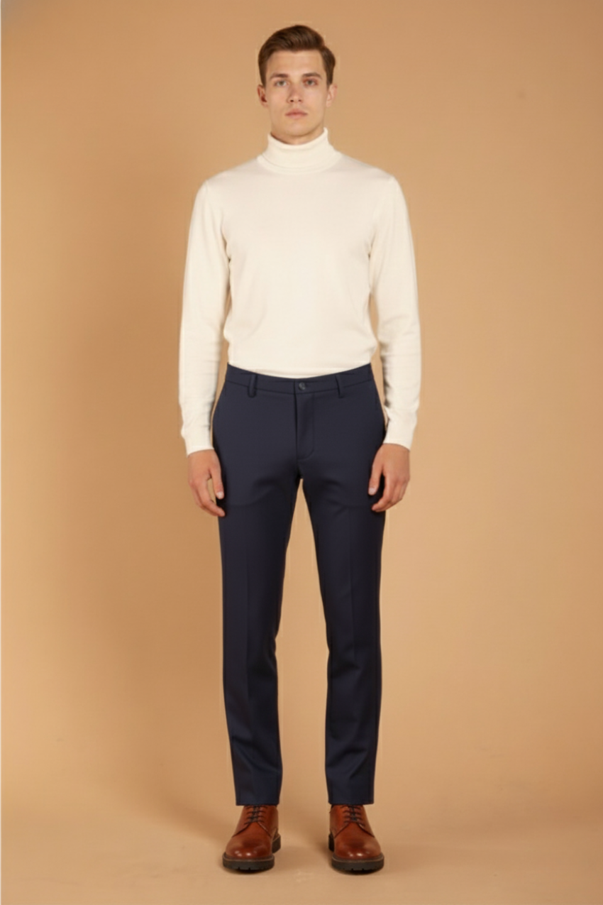 Milano Jog pantalone chino uomo in jersey stretch extra slim fit