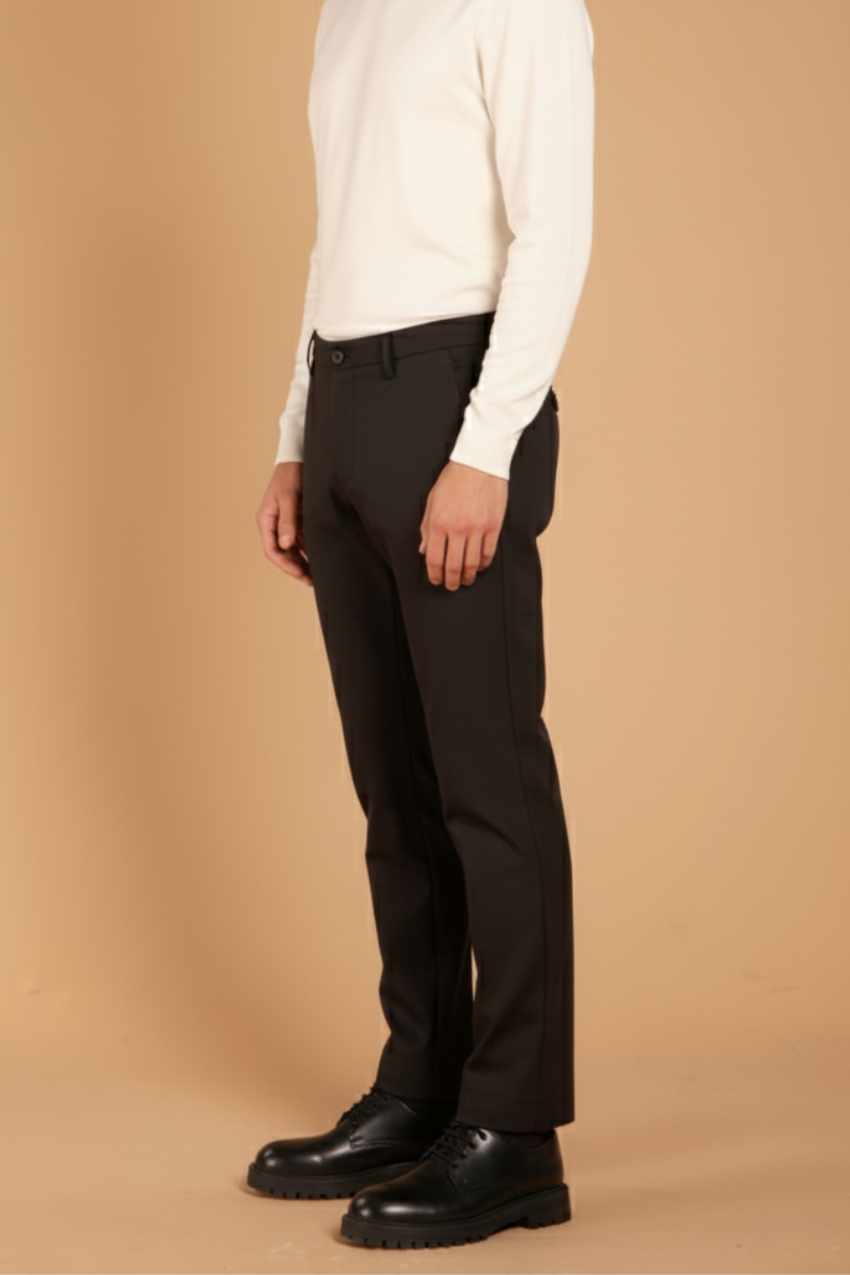 Milano Jog pantalone chino uomo in jersey stretch extra slim fit