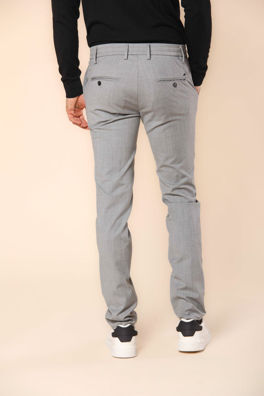 Milano Jogger pantalon chino homme en laine coupe extra slim