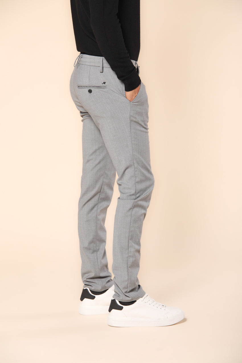 Milano Jogger pantalon chino homme en laine coupe extra slim