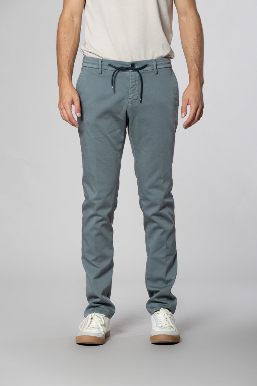 Milano Jogger Travel pantalone chino uomo in jersey active 4.0 extra slim fit