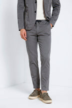 Milano Jogger Travel men's chino pants in technical travel stretch satin extra slim fit
