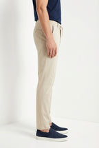 Milano Jogger Travel men's chino pants in technical travel stretch satin extra slim fit